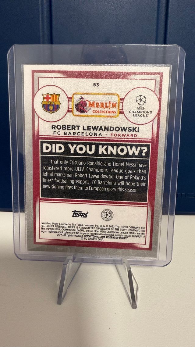 Cards Numeradas Barça