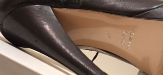 Polacchino nero nr. 38 vera pelle made in Italy