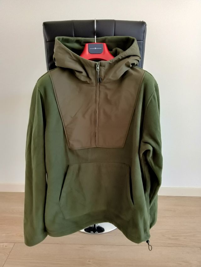 Sudadera capucha Mango caqui L