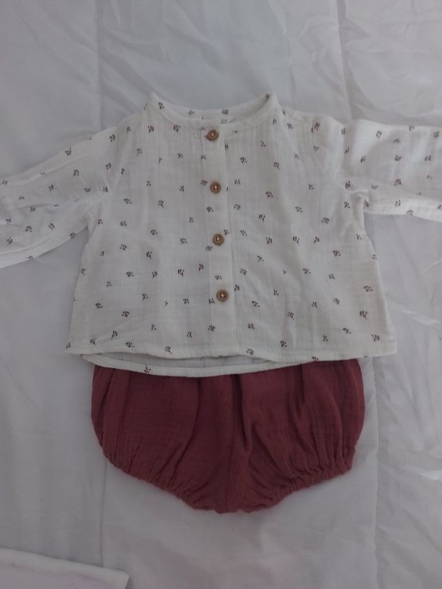 Lote 6 piezas ropa bebe