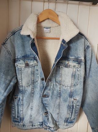 Chaqueta tejana con borrego 