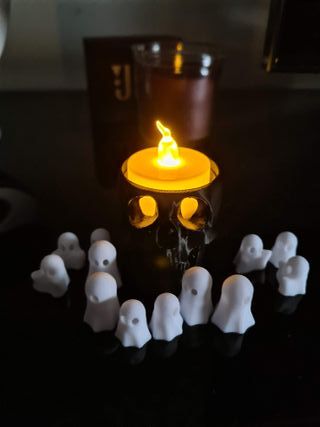 Pack 12 Fantasminhas de Halloween para Decoração