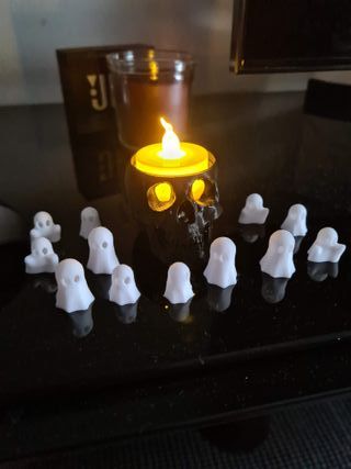 Pack 12 Fantasminhas de Halloween para Decoração