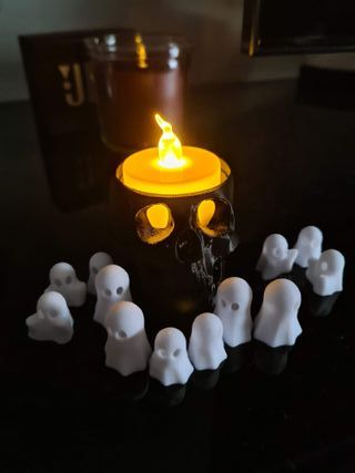 Pack 12 Fantasminhas de Halloween para Decoração