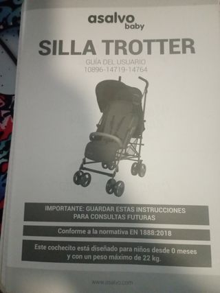 Silla paseo infantil Trotter hasta 22kg
