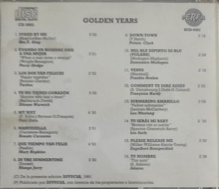 CD Golden Years,"Grandes Éxitos de 60-70