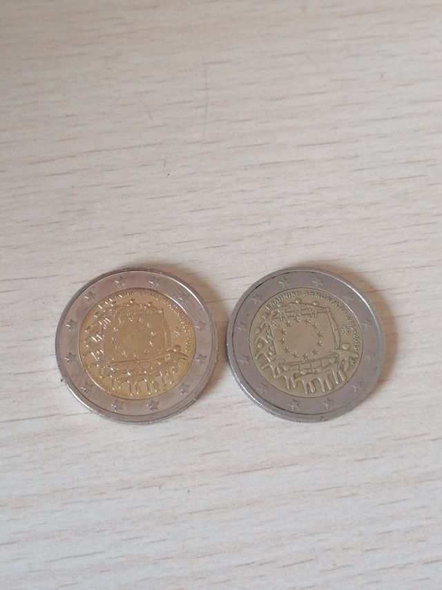 Moneda 2€ Grecia 2015 Bandera Europea