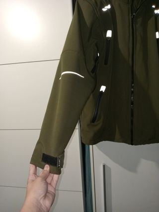 Chaqueta moto hombre