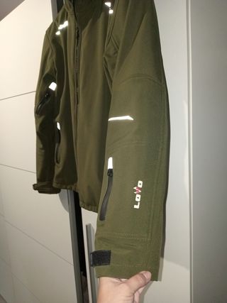 Chaqueta moto hombre