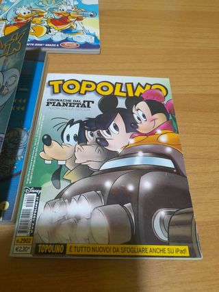 LOTTO 3 FUMETTI TOPOLINO/PAPERINO