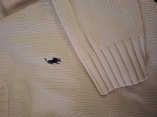 Jersey punto blanco Ralph Lauren T36