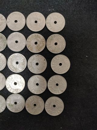 Lote 25 céntimos de peseta 1937