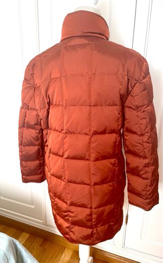 Abrigo plumas autenticas precio 300 euros