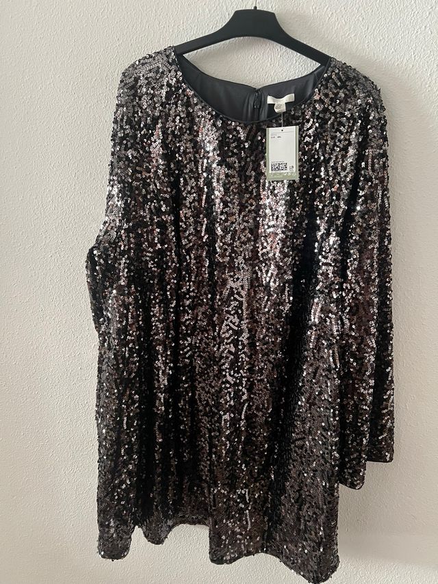 Vestido curvy lentejuelas