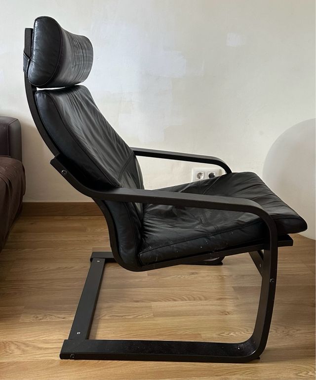 Sillón mecedora piel