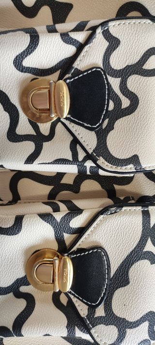 Bolso/bandolera Tous crema