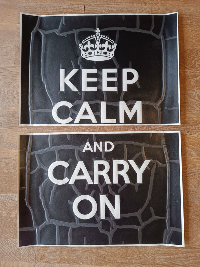 Vinilo decorativo.Diseño: Keep Calm