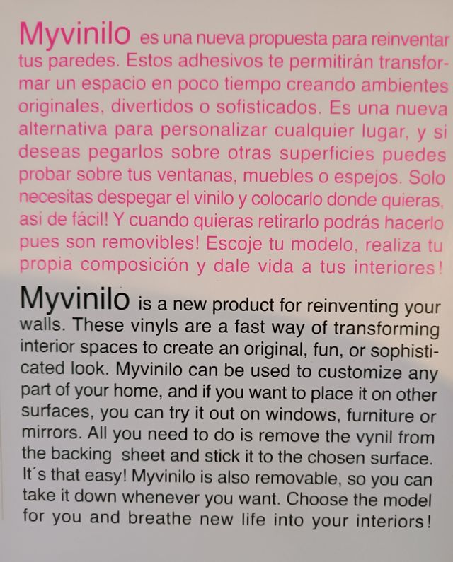 Vinilo decorativo.Diseño: Keep Calm