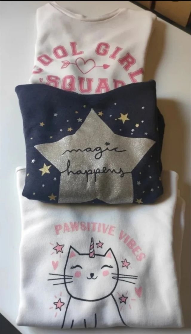 Sudaderas lote. Talla 6-7