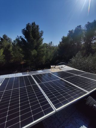Sistema solar Huawei híbrido fotovoltaica 