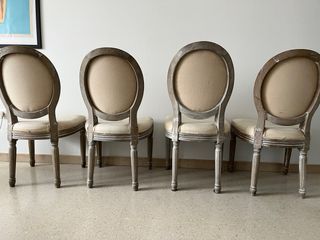 sillas comedor madera color beige