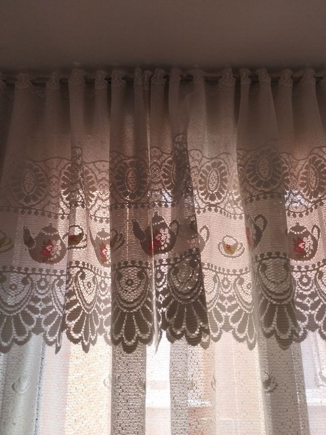 Visillo cocina con bandó