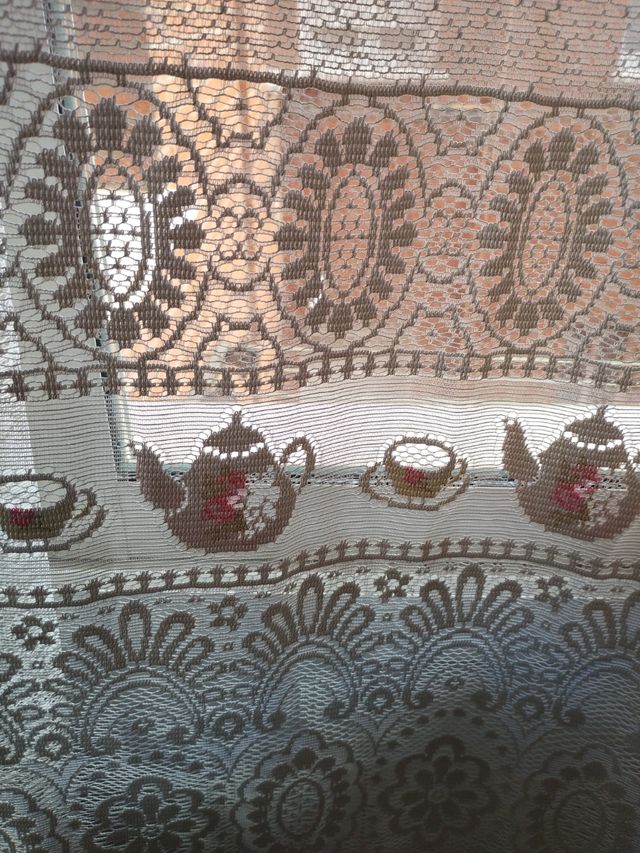 Visillo cocina con bandó