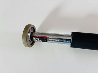 Barra de dominadas Decathlon 60-100cm negra