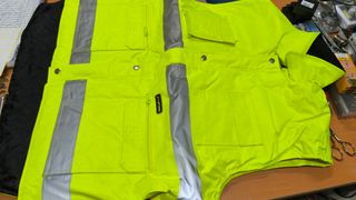 CHALECO MULTIBOLSILLOS AMARILLO T-XL
