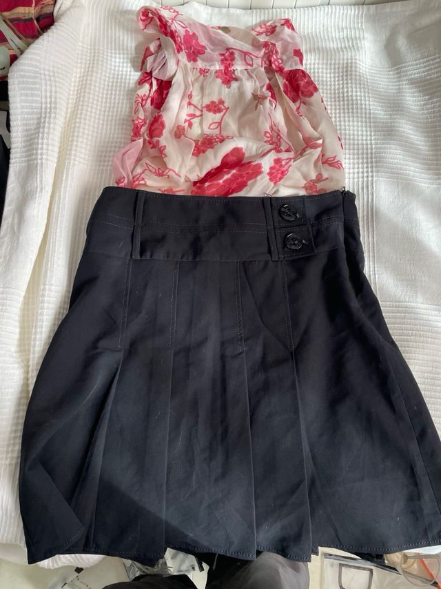 Conjunto blusa ZARA y falda C&A