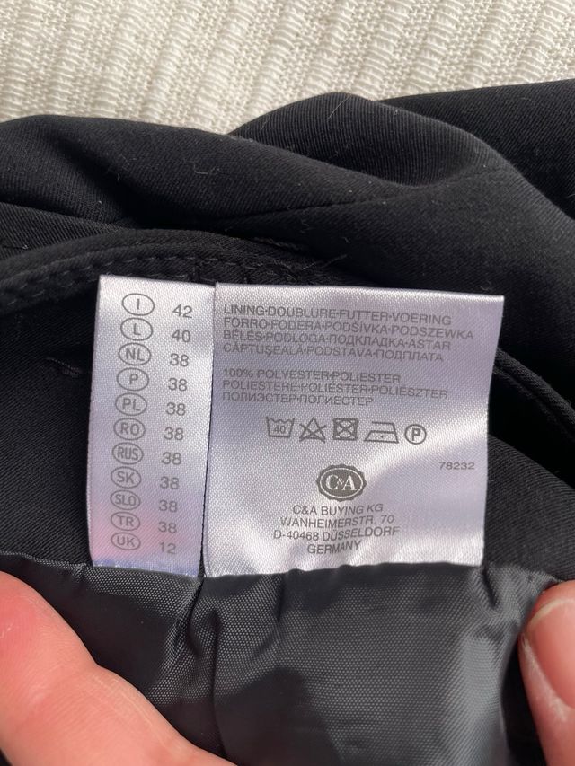 Conjunto blusa ZARA y falda C&A