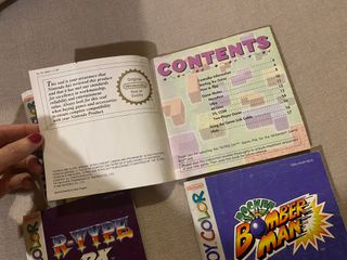 Lote de manuales de juegos game boy color