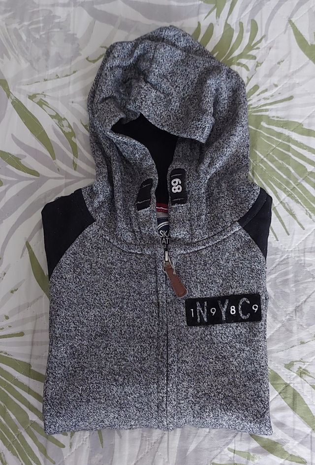 Sudadera con cremallera 8-9 años