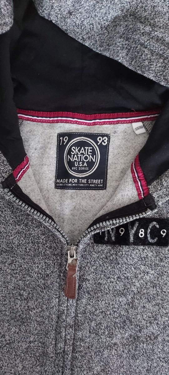 Sudadera con cremallera 8-9 años