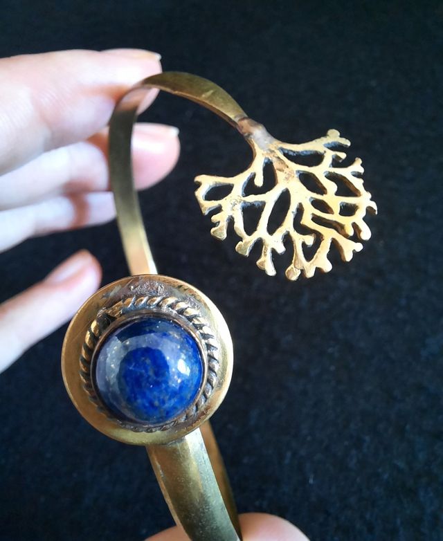 Brazalete de Lapislázuli y Latón