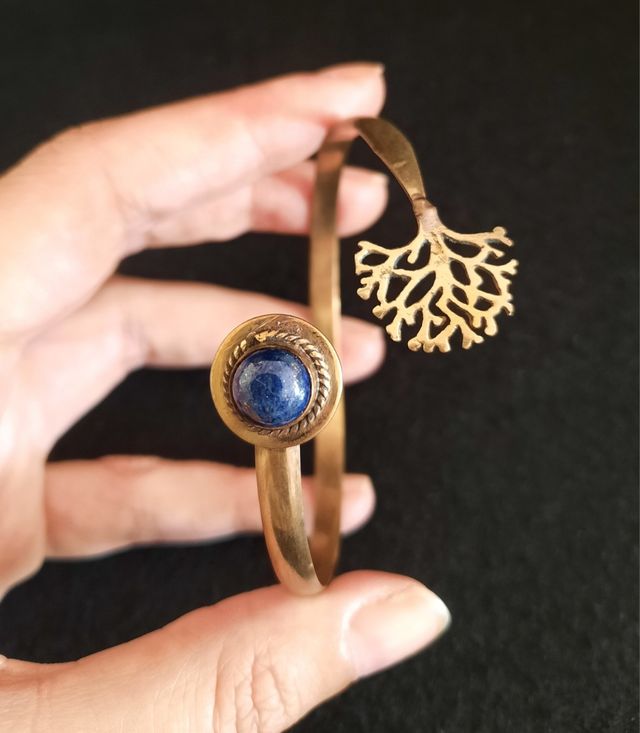 Brazalete de Lapislázuli y Latón