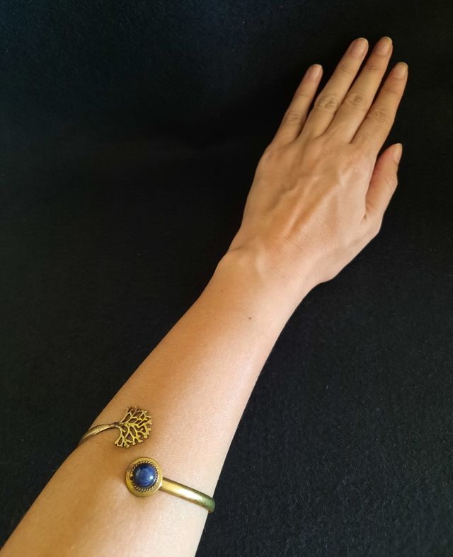 Brazalete de Lapislázuli y Latón