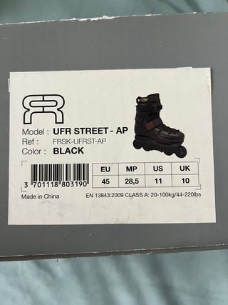 Patines Agresivos T 45 FR UFR STREET