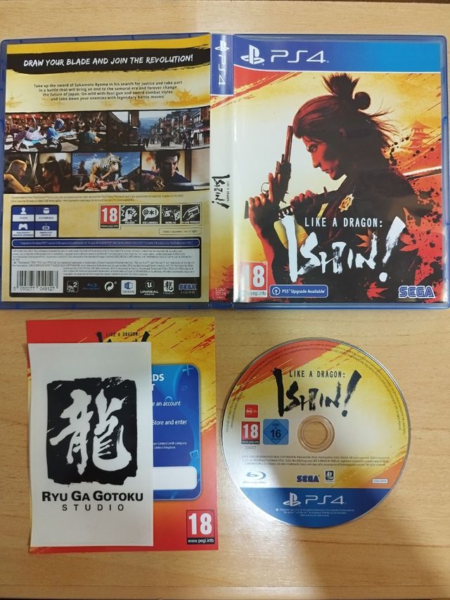 LIKE A DRAGON ISHIN YAKUZA PS4