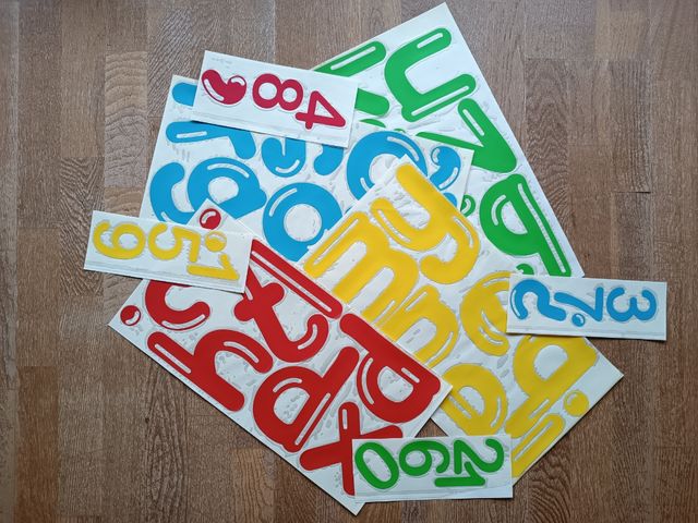 Vinilo decorativo niños.Diseño ALFABETO