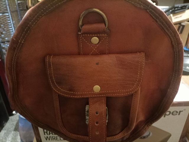 Borsa uomo donna in pelle vera