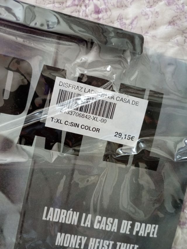 Disfraz ladrón la casa de papel Negociable