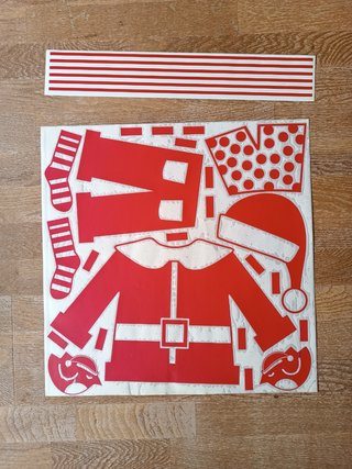 Vinilo decorativo. Diseño ColgadorNAVIDAD