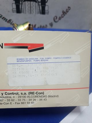 Citroen gsx, bx bomba combustible 