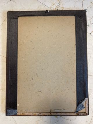 Antiguo Grabado frances XVIII enmarcado