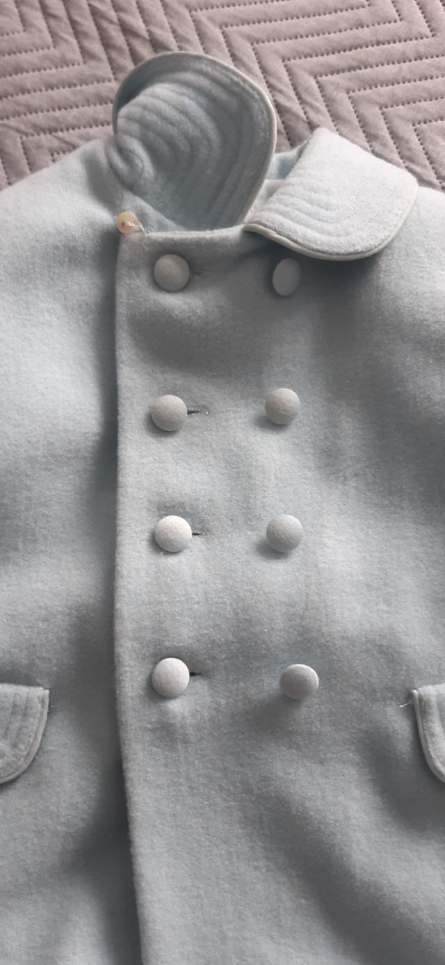 Abrigo de paño bebé