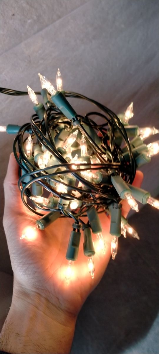 Luces de navidad blancas