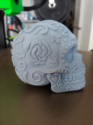 Teschio Dio della morte messicano. 