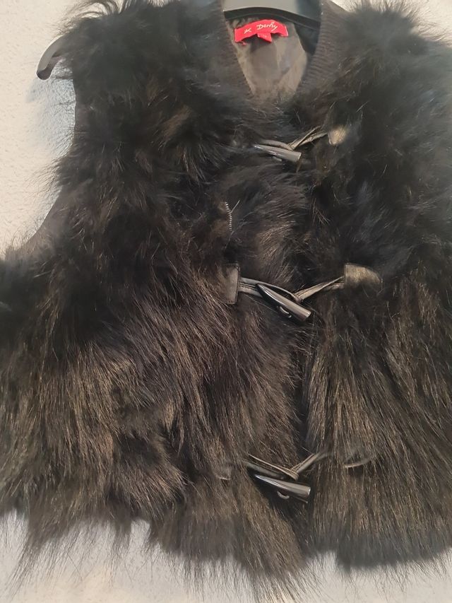 Chaleco de  piel   T/ M  *DERHY