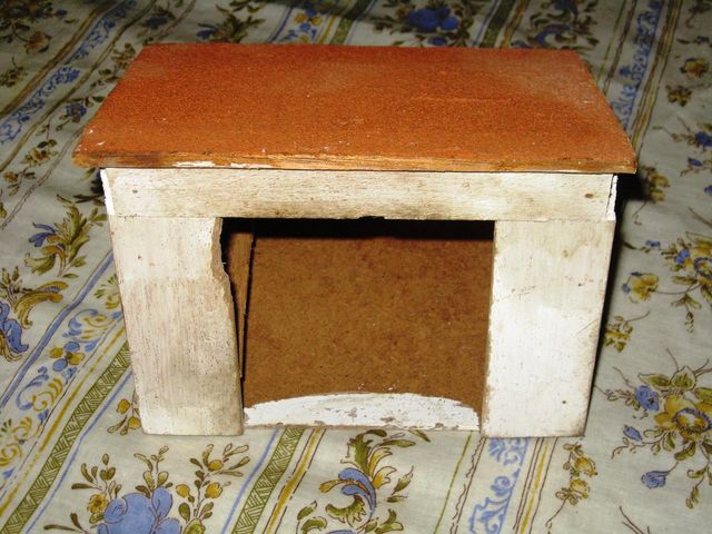 Villaggio presepe artigianale in legno 6 elementi